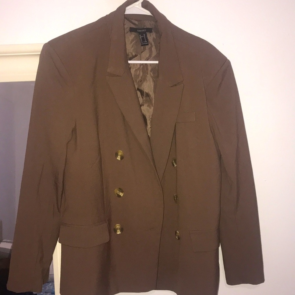 Brown blazer